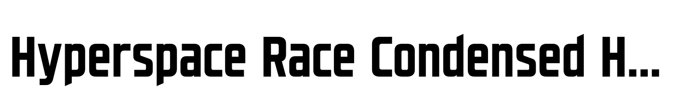 Hyperspace Race Condensed Heavy